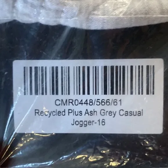 PrettyLittleThing Reel Cotton Plus Ash Grey Casual Jogger Size 12‎ in Grey NWT - Picture 8 of 8